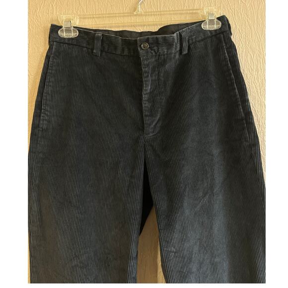 Brooks Brothers 346 Corduroy Pants Navy Blue 32 x 31 Cotton Straight Leg Preppy - Picture 4 of 12